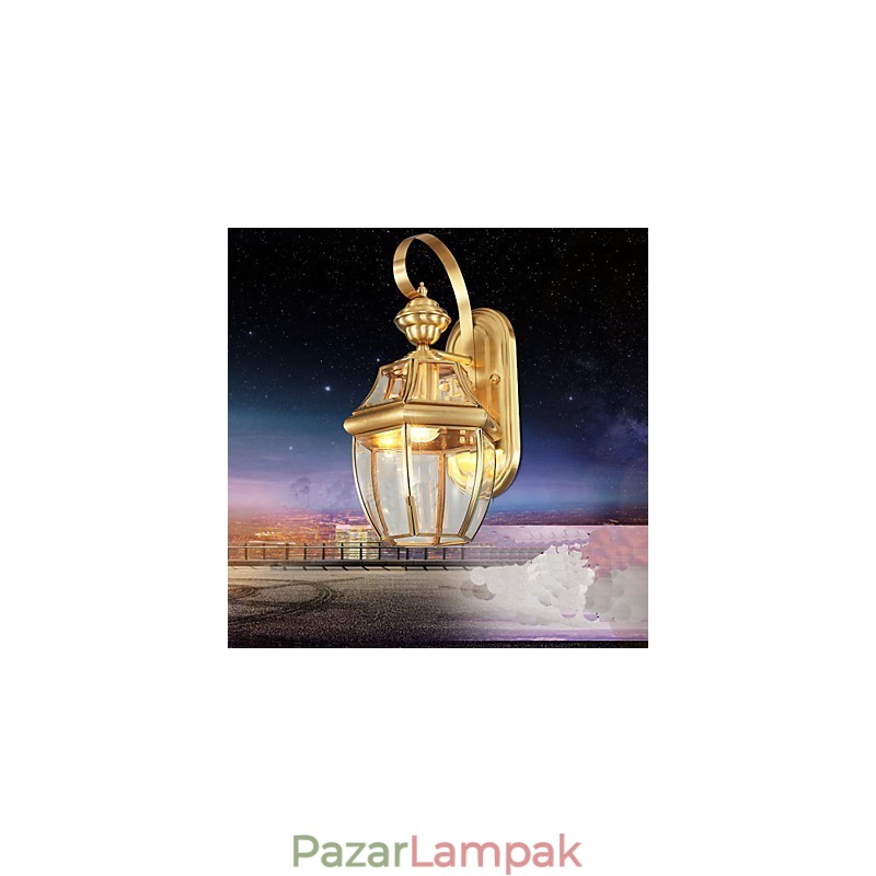 Kerti lámpa Teljes réz lámpa Kültéri lámpa Vízálló lámpa A