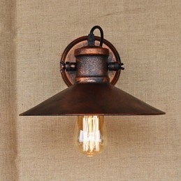 Loft ipari raktár Kreatív Nappali Erkély Szél Ferruginous Nosztalgikus Retro Lelkészi Lépcső Fali lámpa