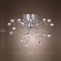 Csillár Crystal Modern Design Living 9 Lights