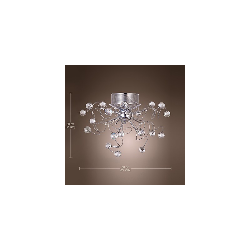 Csillár Crystal Modern Design Living 9 Lights