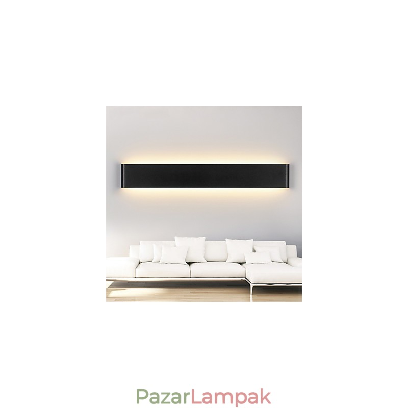 Modern falilámpák világos beltéri fekete fehér 72cm