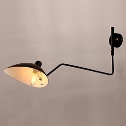 Loft Amercian Countryside szabadon fali lámpák Vintage ágy melletti hosszú, mechanikus munkára készült tanulmányi lámpa beltéri használatra