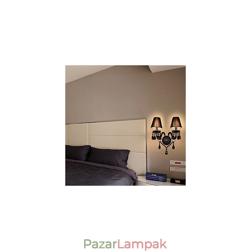 Kristály gyertya fali lámpák modern kortárs üveg