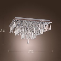 Modern kortárs Crystal Egyéb süllyesztett szerelvény