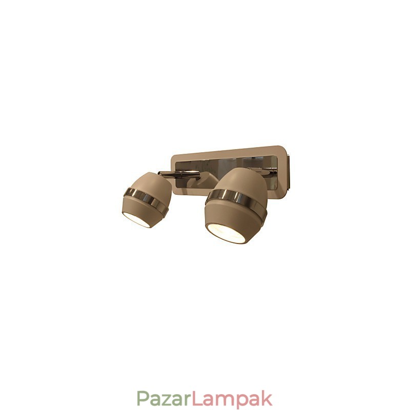 Modern gömb alakú króm fali lámpák fürdőszobai lámpák 2 lámpával