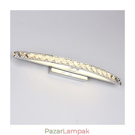 18 W-os modern kristályfali fürdőszobai világítás