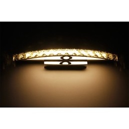 18 W-os modern kristályfali fürdőszobai világítás