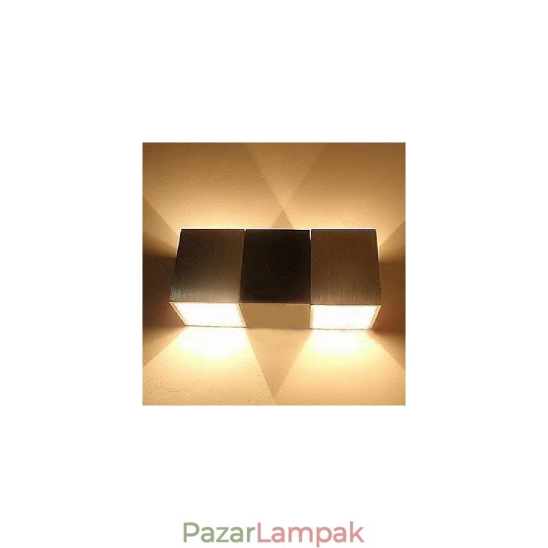 Mini stílusú süllyesztett fali lámpák Modern kortárs fém