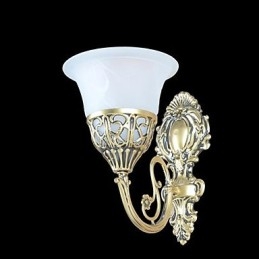 Bronz falilámpák Lámpák Moire Glass European Retro Classic 220V