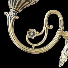 Bronz falilámpák Lámpák Moire Glass European Retro Classic 220V