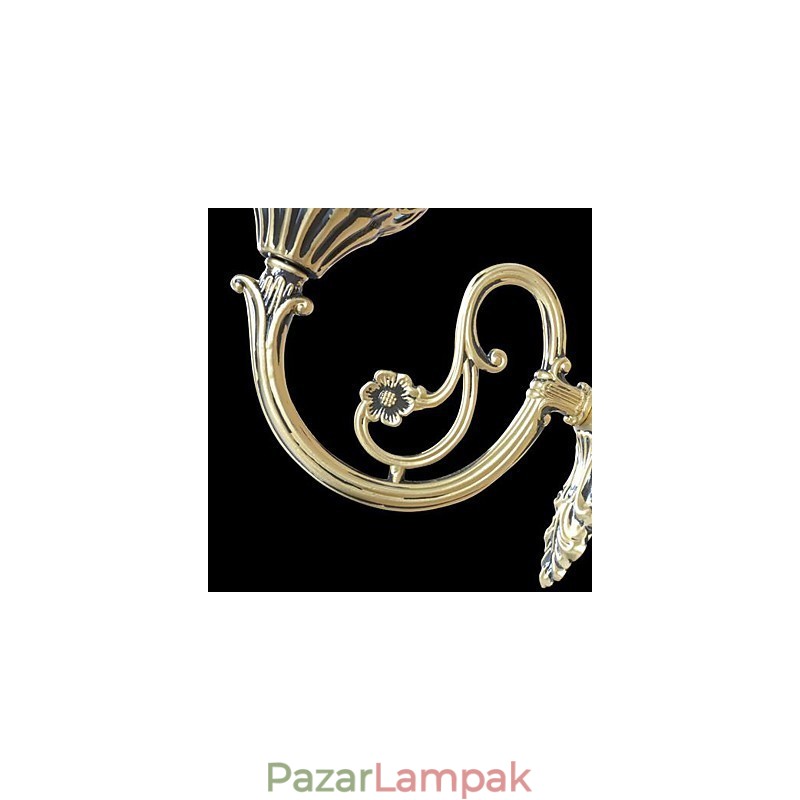Bronz falilámpák Lámpák Moire Glass European Retro Classic 220V