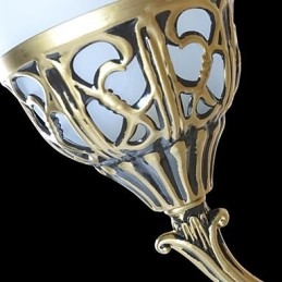 Bronz falilámpák Lámpák Moire Glass European Retro Classic 220V