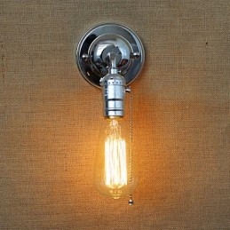 Amerikai vidéki vidéki retro modern Edison villanykörte folyosó mini nappali fali lámpa