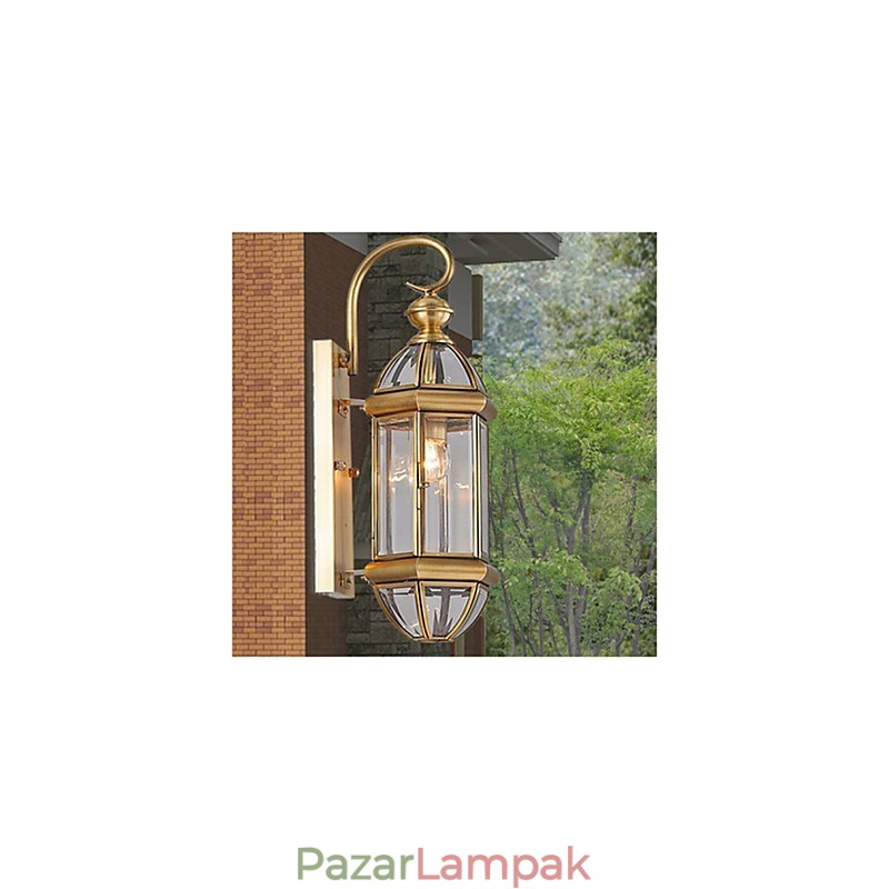 Kültéri lámpa Kerti lámpa Kültéri lámpa Teljes réz lámpa