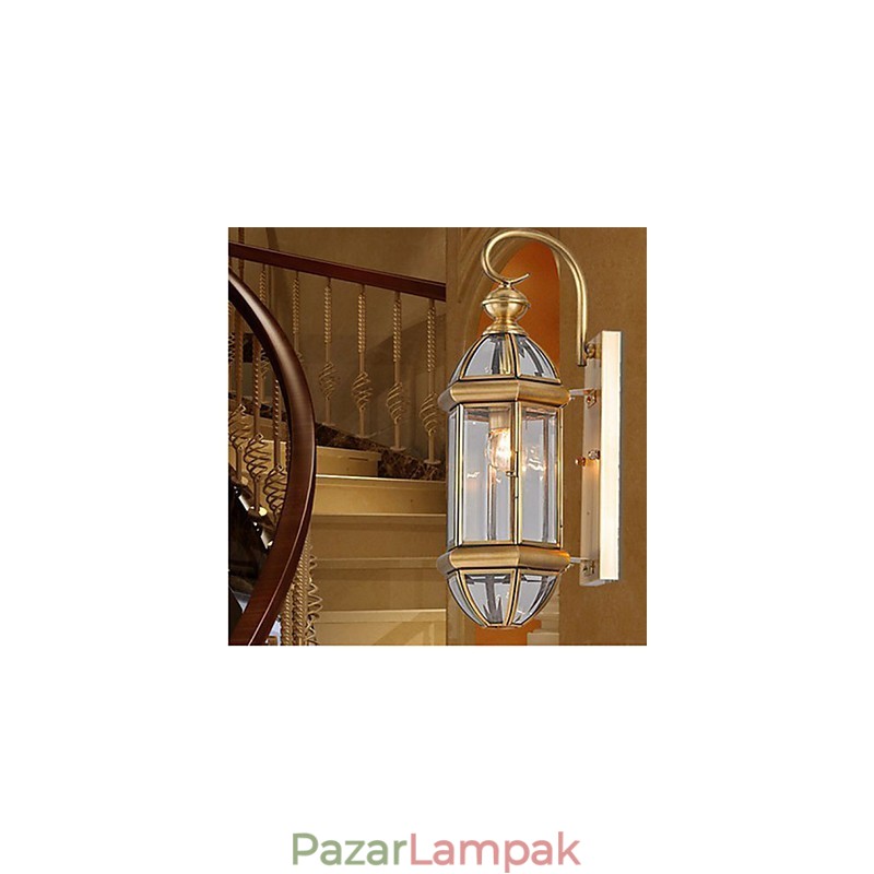 Kültéri lámpa Kerti lámpa Kültéri lámpa Teljes réz lámpa
