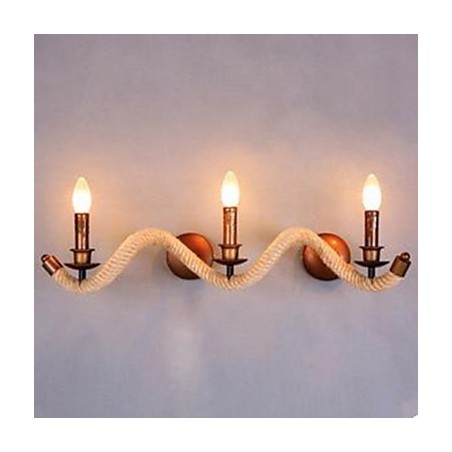 Szerződéses erkély lépcső lámpa csavart kötélfali lámpa