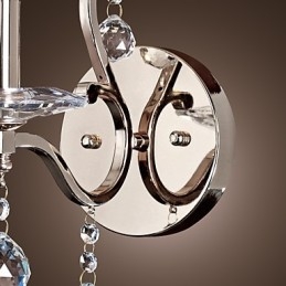 Kristály gyertya fali lámpák modern kortárs fém