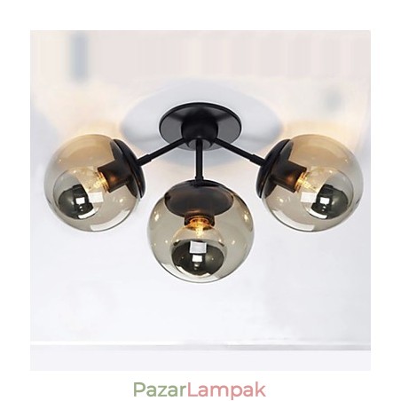 Falikarok Üveggolyó 3Lights kültéri beltéri fali lámpák rusztikus ház fém