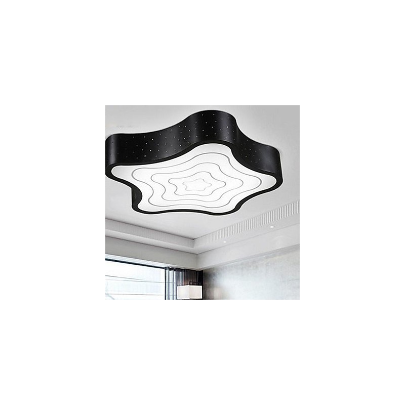 Modern kreatív összehúzott és kortárs kreatív geometriai tengeri csillag elnyeli a kupola fényét