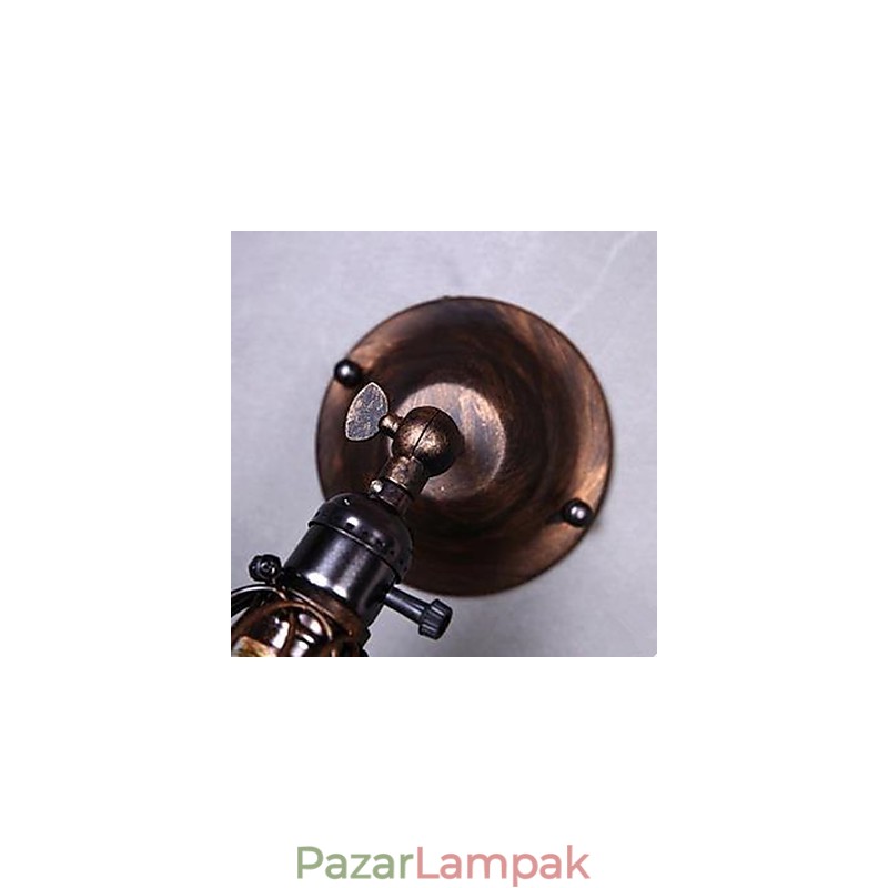 Ipari stílusú kis kalitkás fali lámpa a folyosói lámpák és lámpák ősi módjainak helyreállítása