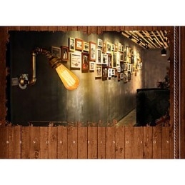 American Village Loft ipari Edison stílusú vintage fali lámpa Retro vízcső lámpa fali lámpa