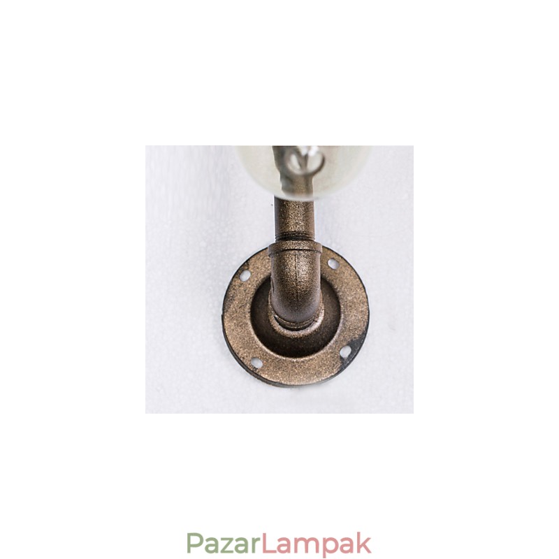 American Village Loft ipari Edison stílusú vintage fali lámpa Retro vízcső lámpa fali lámpa