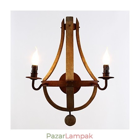 Mini stílusú falikarok, rusztikus Lodge fa bambusz Mini stílusú falikarok, rusztikus Lodge fa bambusz
