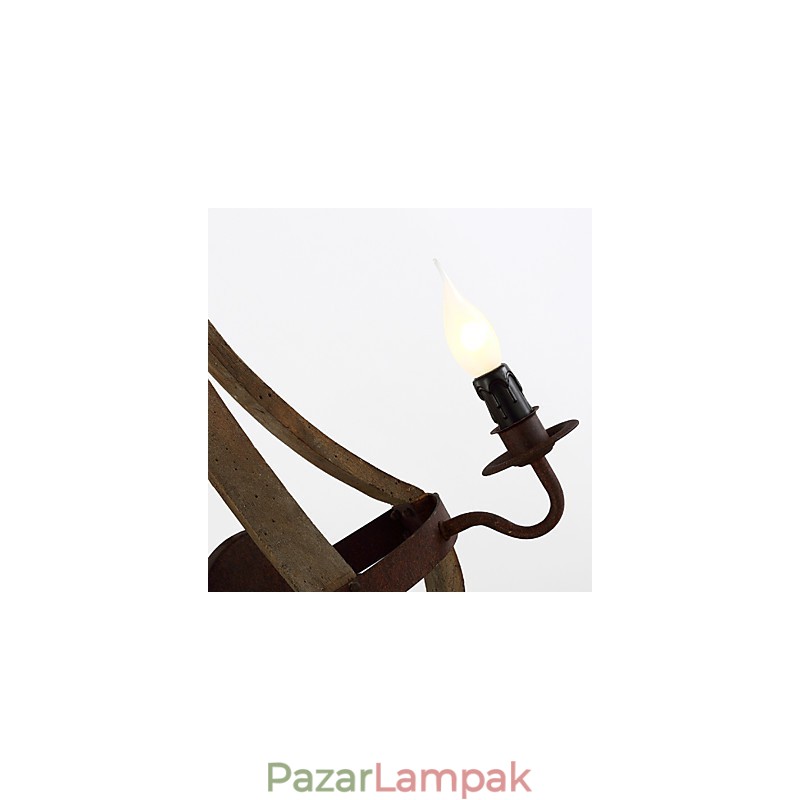 Mini stílusú falikarok, rusztikus Lodge fa bambusz