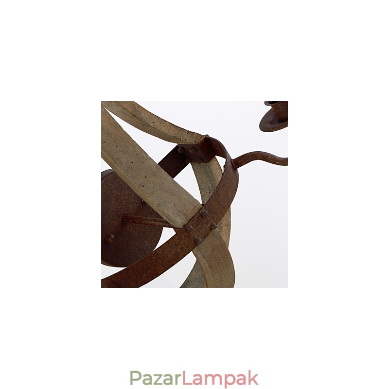 Mini stílusú falikarok, rusztikus Lodge fa bambusz