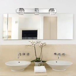 Falikarok Fürdőszoba világítás Fali alátétek Crystal Mini Stílus Modern Kortárs Fém