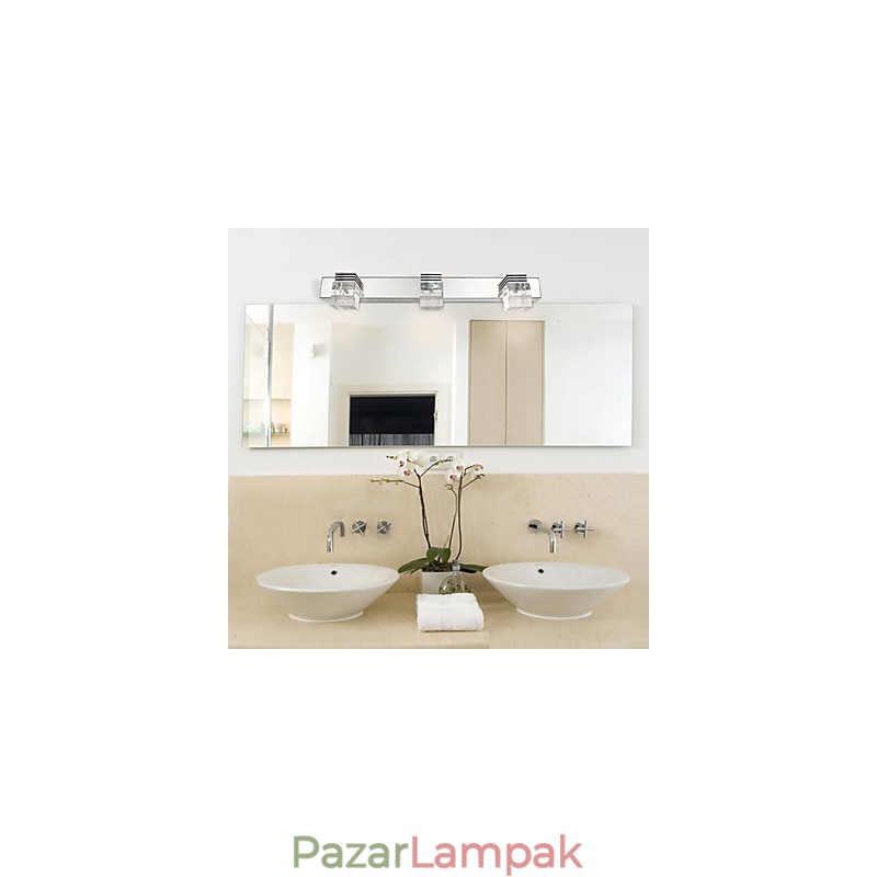 Falikarok Fürdőszoba világítás Fali alátétek Crystal Mini Stílus Modern Kortárs Fém