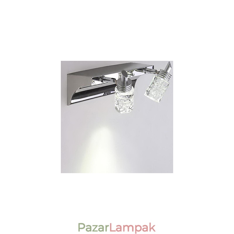 Kristály fürdőszobai világítás modern kortárs fém