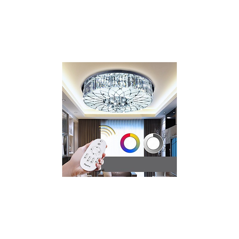 Flush Mount Crystal Modern kortárs fém