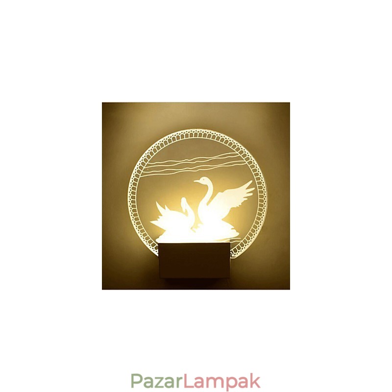 Akril fali lámpa PVC lámpa, modern kortárs fém