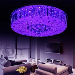 Flush Mount Crystal Modern kortárs fém
