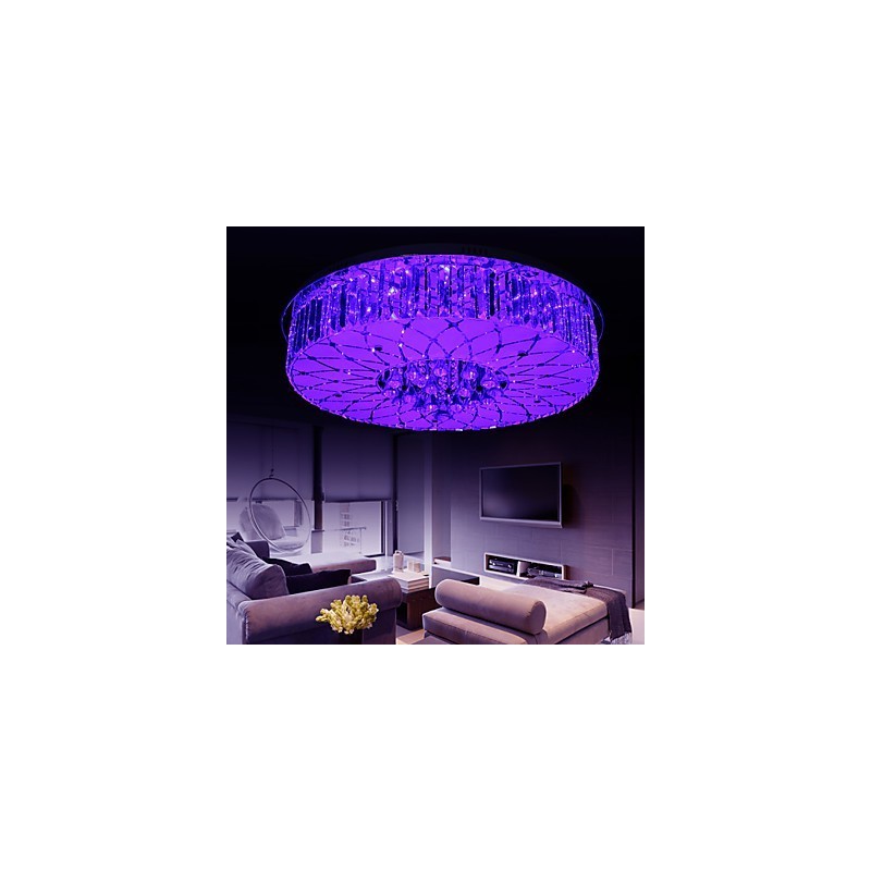Flush Mount Crystal Modern kortárs fém