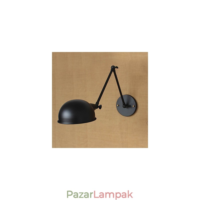 Ipari stílusú, retro dupla hosszú kar, egyszerű személyiség Ills éjjeliszekrény, étkező dekoratív falikar