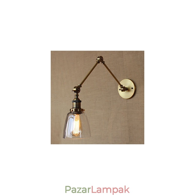 Retro Vintage RACK hálószoba ágy melletti exkluzív szálloda előcsarnoka díszített antik bronz falikar