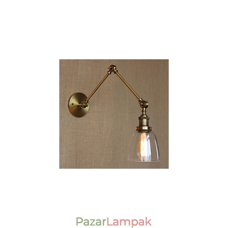 Retro Vintage RACK hálószoba ágy melletti exkluzív szálloda előcsarnoka díszített antik bronz falikar