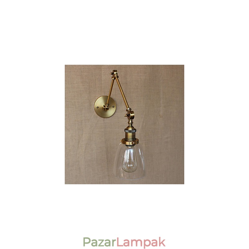Retro Vintage RACK hálószoba ágy melletti exkluzív szálloda előcsarnoka díszített antik bronz falikar
