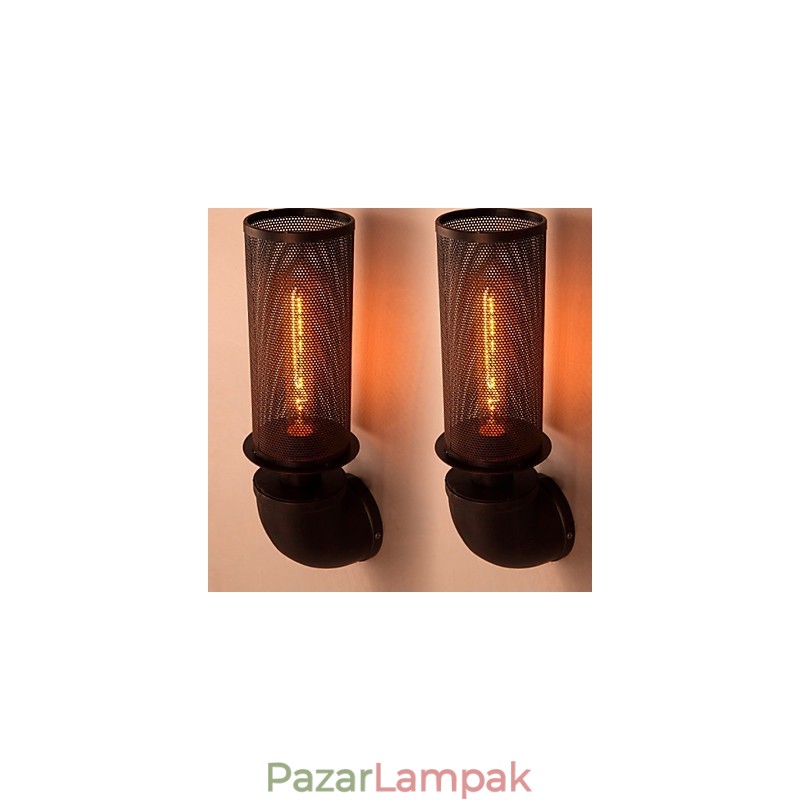 Restaurálja az ősi módszereket, kovácsoltvas loft kreatív fali lámpákat