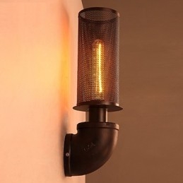 Restaurálja az ősi módszereket, kovácsoltvas loft kreatív fali lámpákat