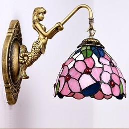 Európai szerződéses vidéki kreatív kovácsoltvas fali lámpák