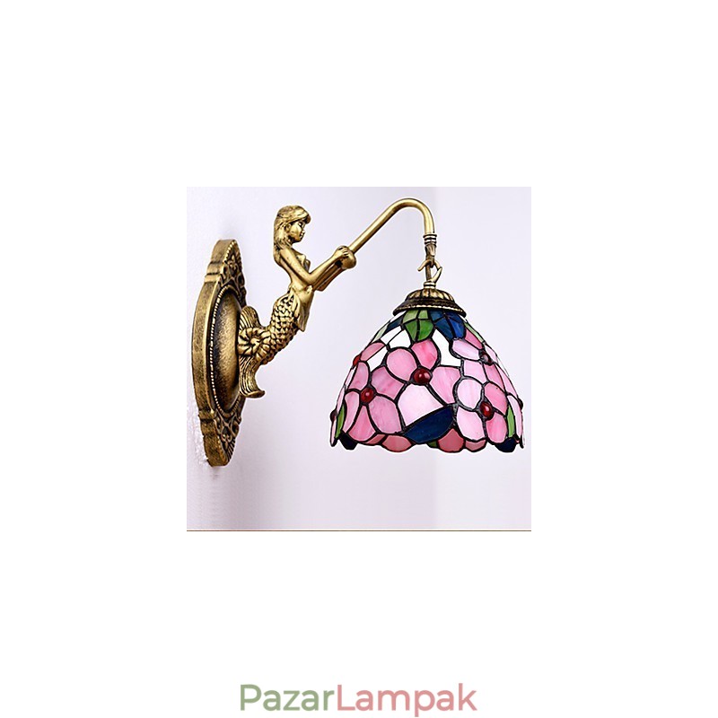 Európai szerződéses vidéki kreatív kovácsoltvas fali lámpák