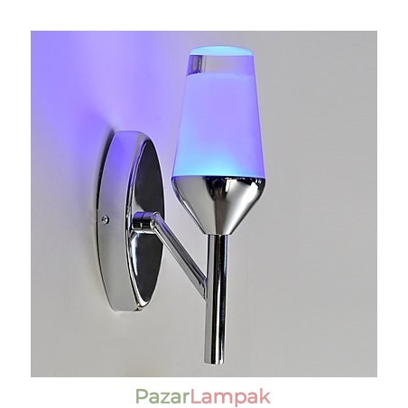 Falikarok Modern kortárs fém borosüveg lámpa Falikarok Modern kortárs fém borosüveg lámpa