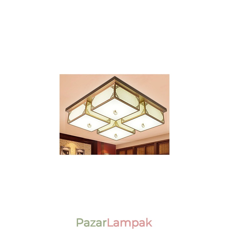 Kínai stílusú lámpák vas mennyezeti világítási légkör A