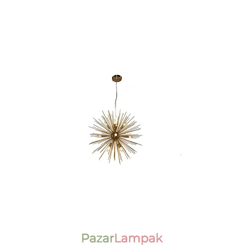 Retro Imitation Copper Creative line 12 csillár