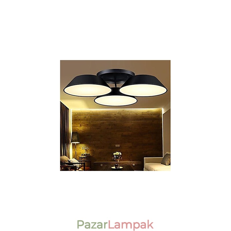 Falba szerelhető 3 lámpa fém akril egyszerű modern