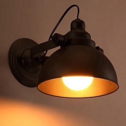 Tetőtéri kovácsoltvas edény kreatív vintage fali lámpák