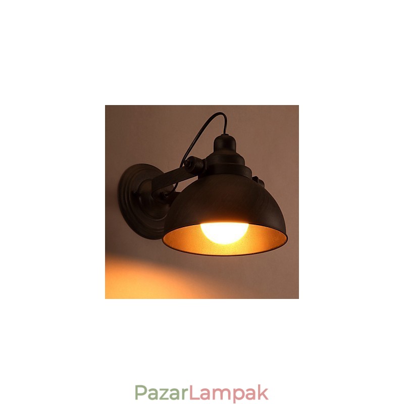 Tetőtéri kovácsoltvas edény kreatív vintage fali lámpák